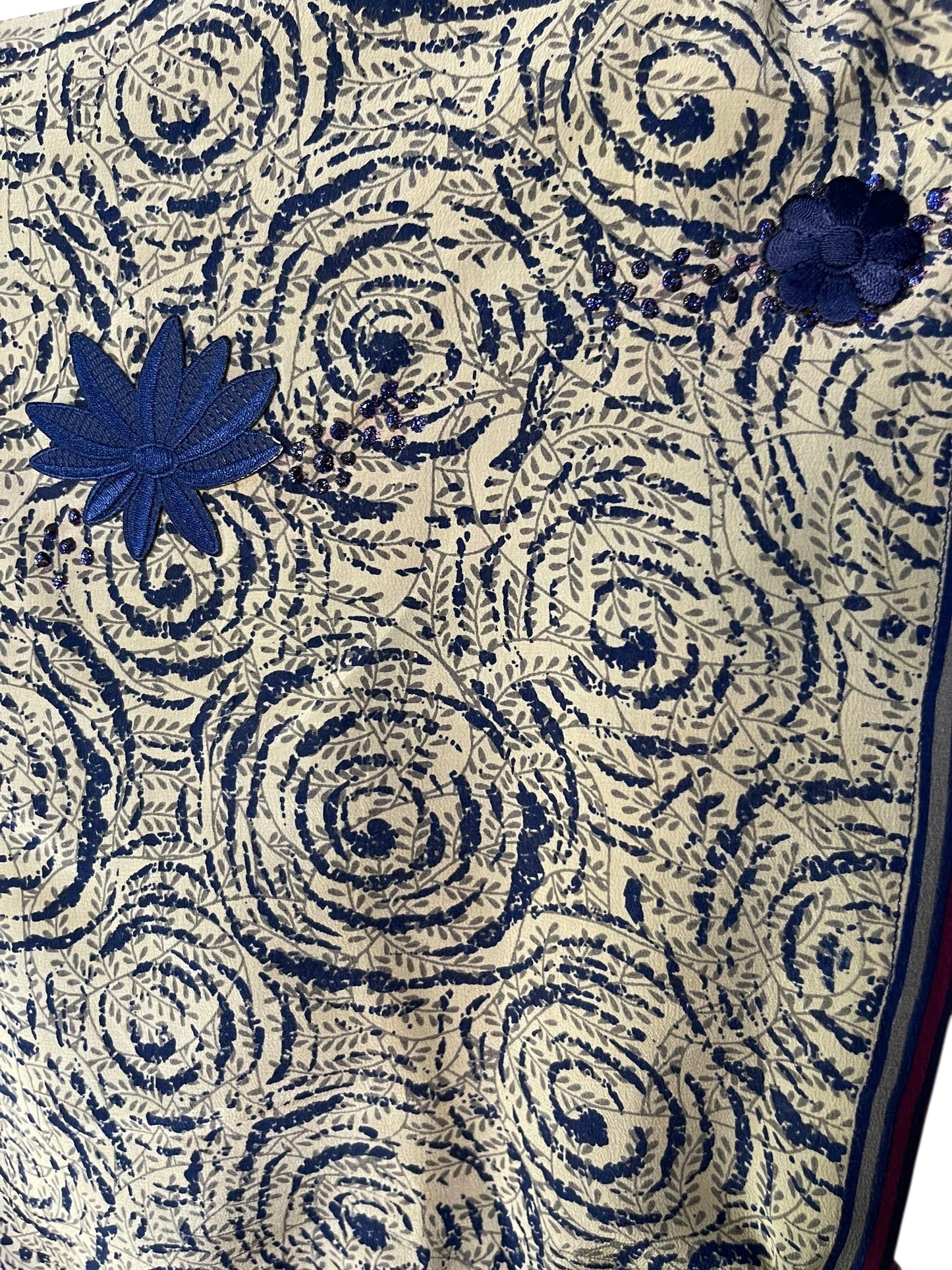 PRC6912 Avatar Pure Silk Kimono-Sleeved Jacket with Belt