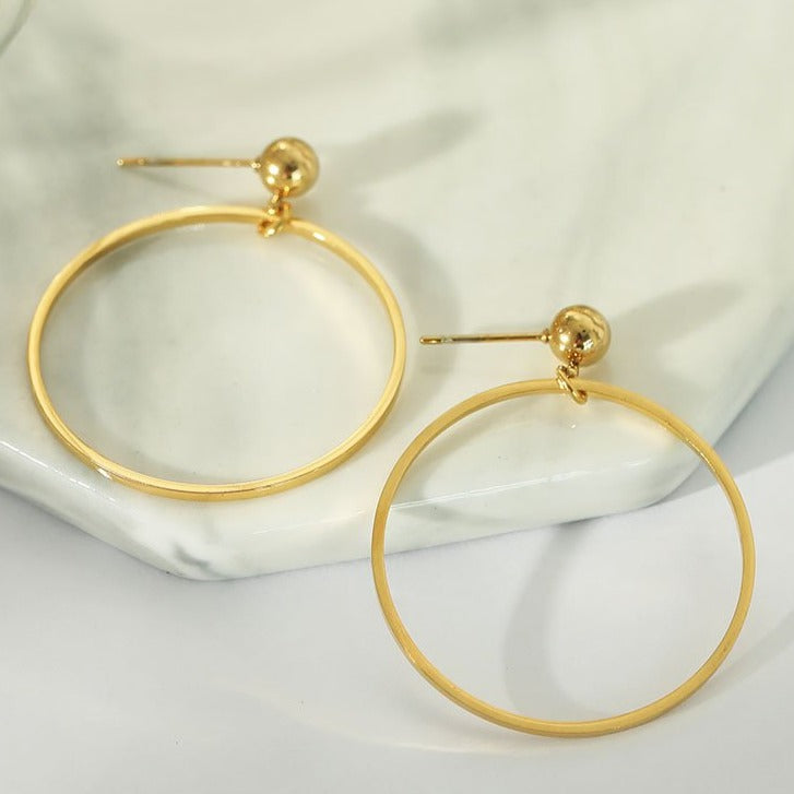 BELLA Hoop Earrings (Available in 3 Sizes)