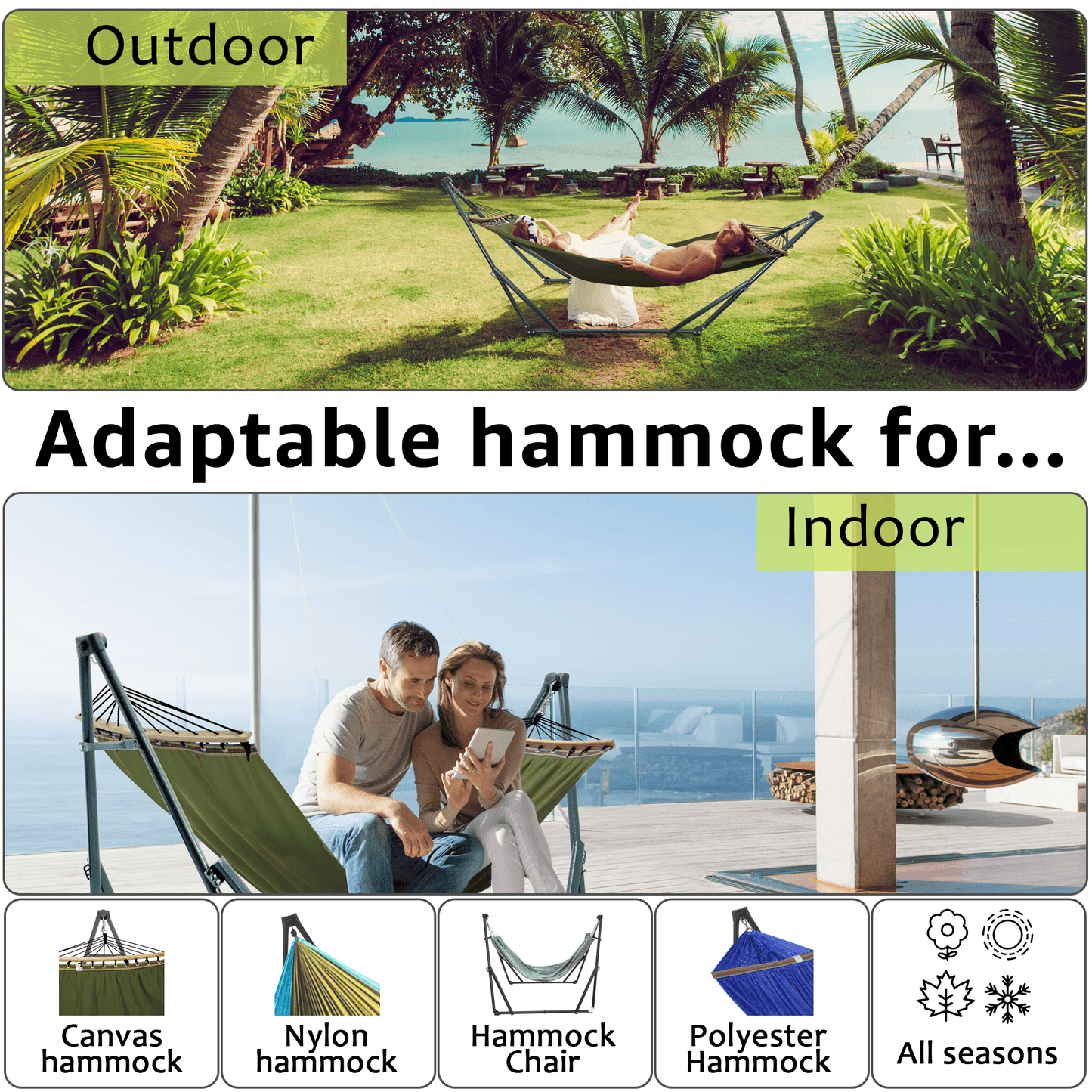 Tranquillo Universal Canvas Hammock