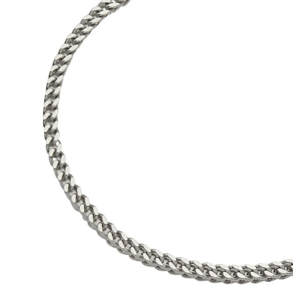 Style BILLIE: Cuban Link Chain Silver Bracelet