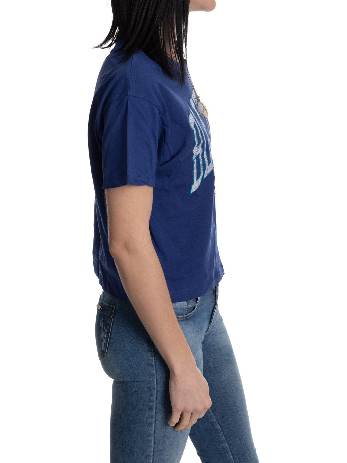 Toronto Blue Jays Throwback Arch Crop T-Shirt