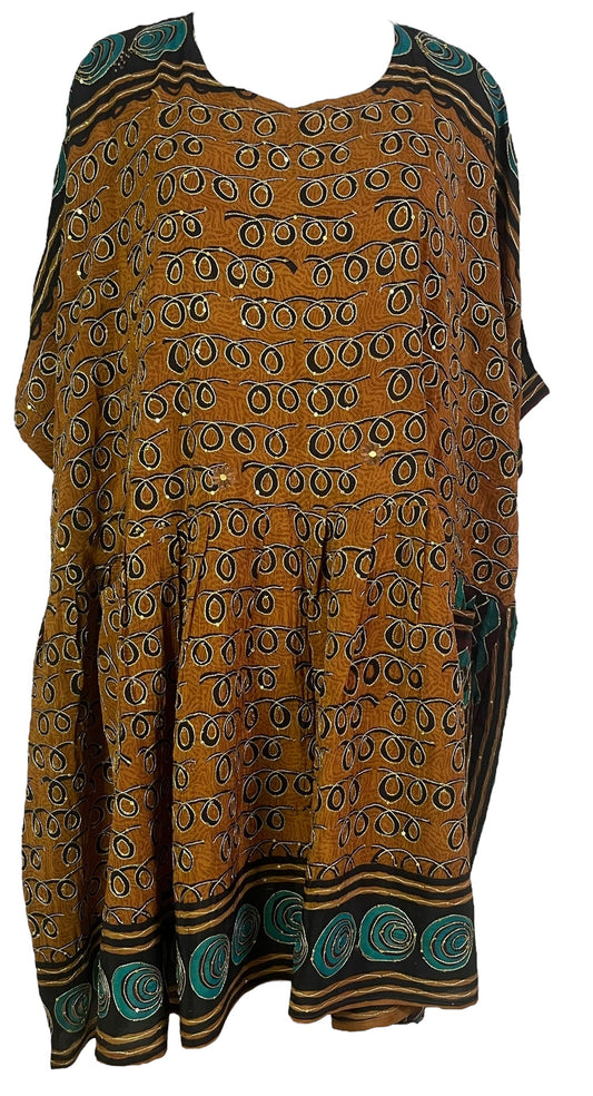 PRC6728 Avatar Pure Silk Boxy Babydoll Dress