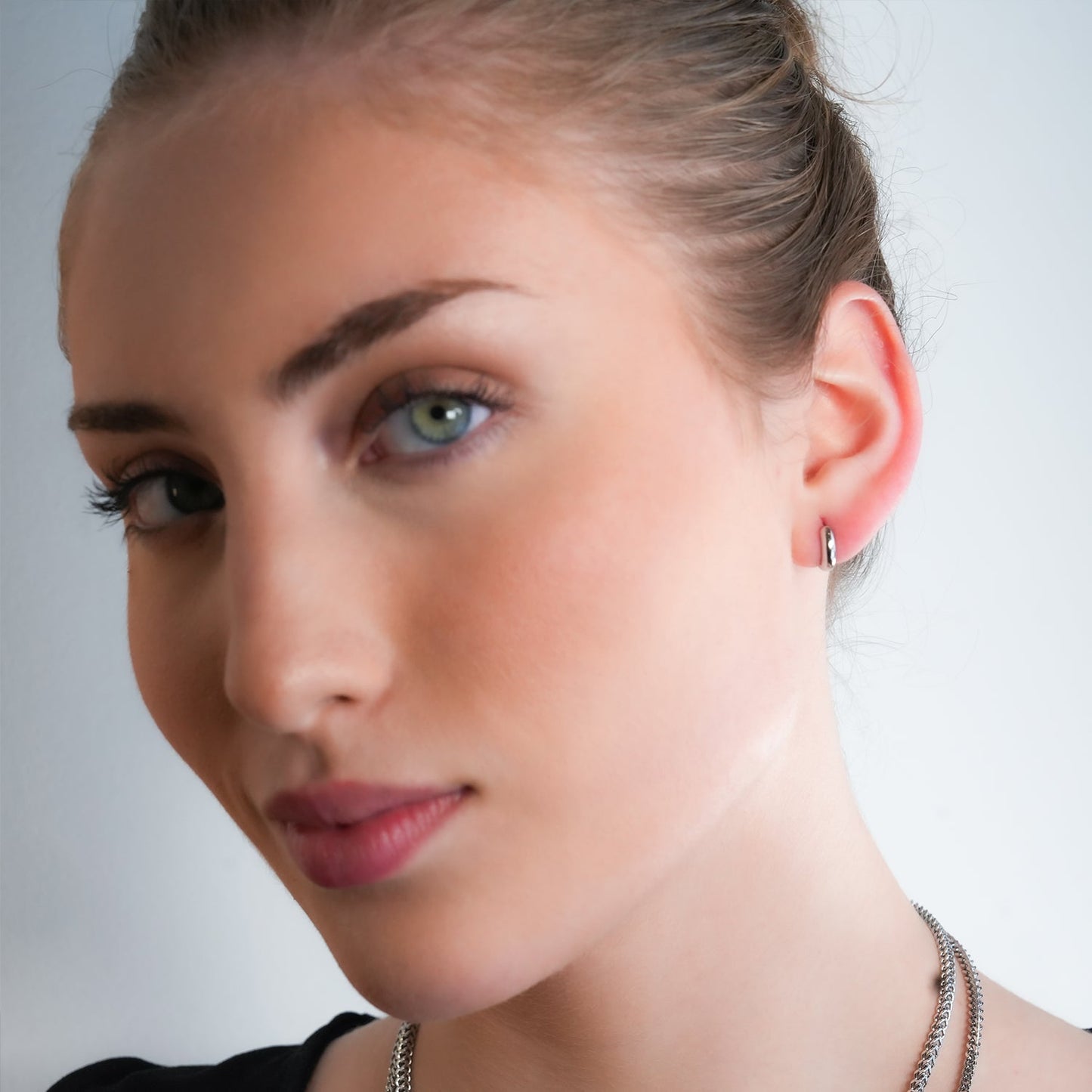 BOCHUM: Barely There, But Beautifully Noticeable Tiny Hoops in Silver