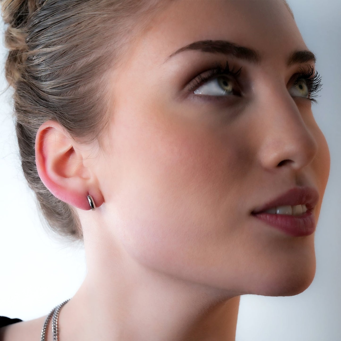 BOCHUM: Barely There, But Beautifully Noticeable Tiny Hoops in Silver