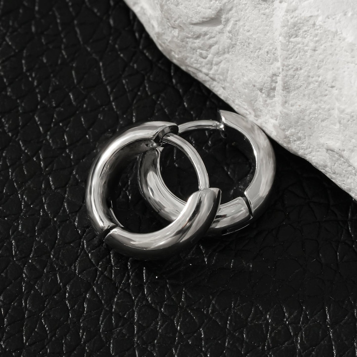 BOCHUM: Barely There, But Beautifully Noticeable Tiny Hoops in Silver