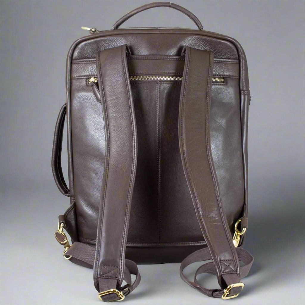 BOL Convertible Leather Backpack | Laptop Bag