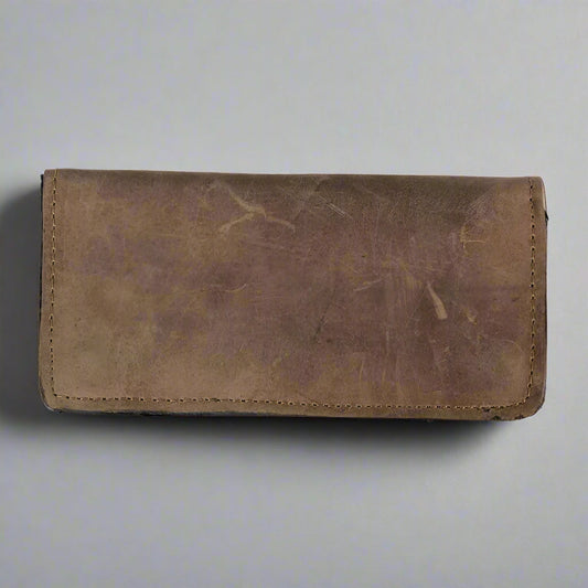 BOL Men's Chrome Plated Bifold Leather Wallet