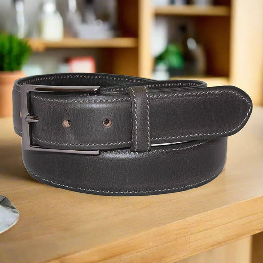 BOL Men's Distressed Leather Belt