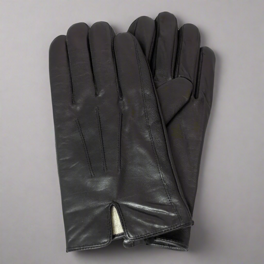 BOL Men's Knit Lining Leather Gloves