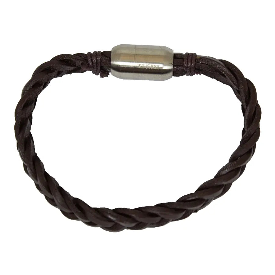 BOL Men's Leather Braided Bracelet