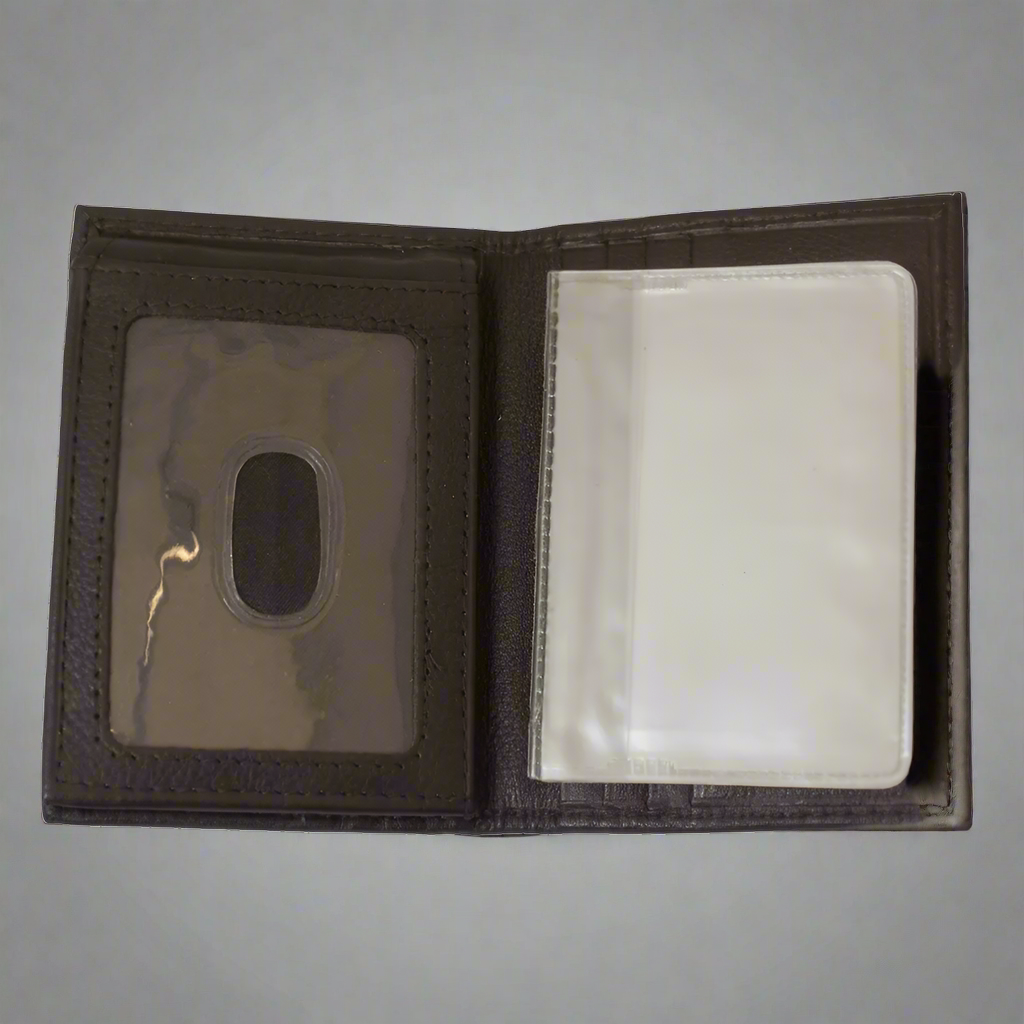 BOL Men's RFID Upright Leather Bifold Wallet