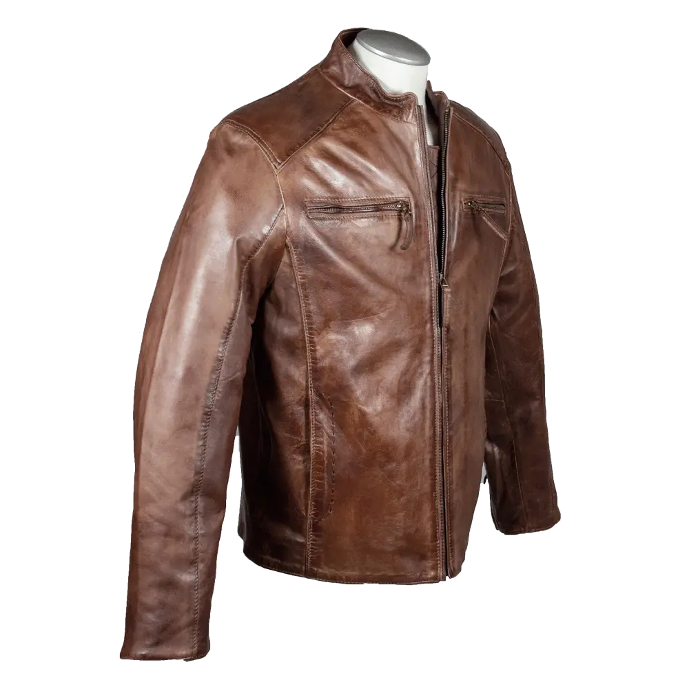 BOL Men's Racer Leather Jacket