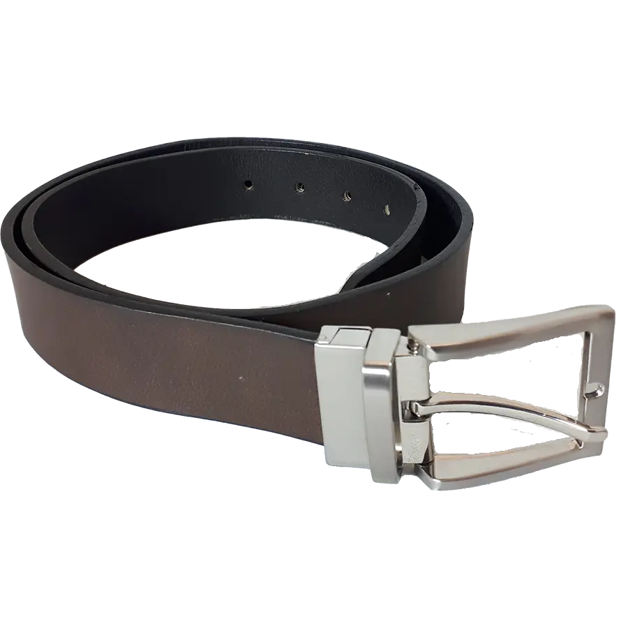 BOL Men's Reversible Solid Leather Belt