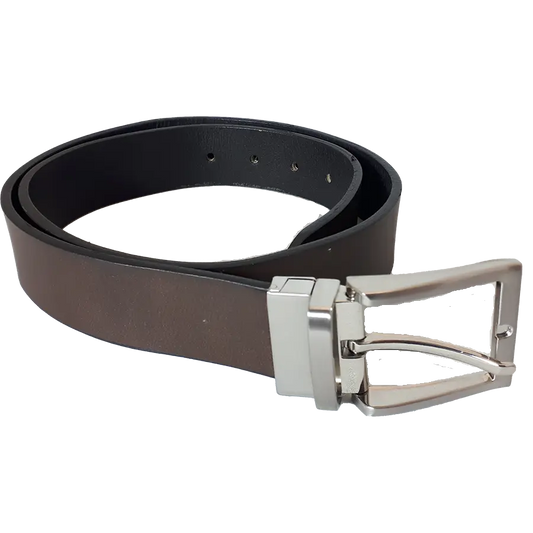 BOL Men's Reversible Solid Leather Belt