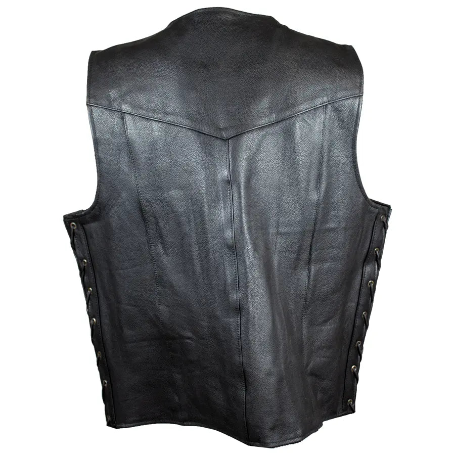 BOL Men's Tall Buffalo Leather Vest