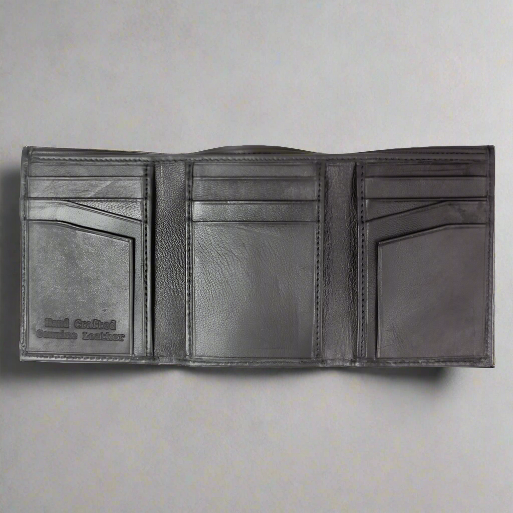 BOL Men's Trifold Leather Wallet