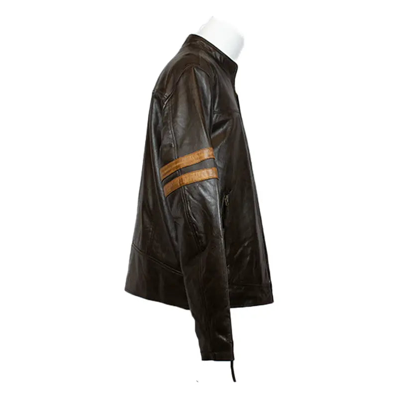 BOL Men's Zip up Lamb Leather Jacket