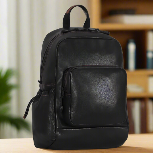BOL Waxy Leather Backpack
