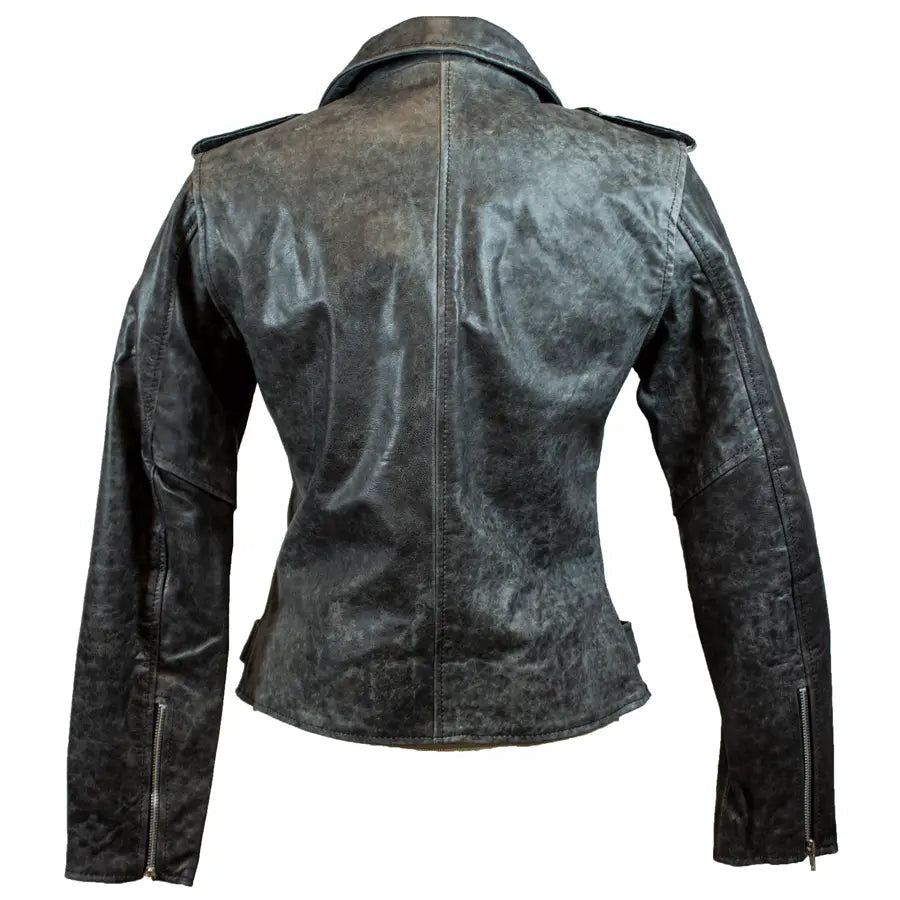 BOL Women's Biker Style Leather Jacket