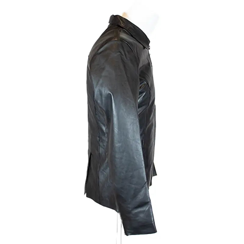 BOL Women's Classic Black Zippered Motorcycle Style Fashion Sheepskin Leather Jacket