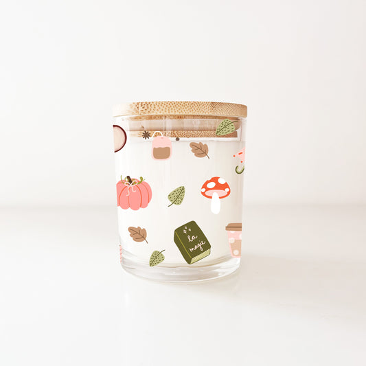 Bougie réutilisable 8oz - Pumpkin spice latte