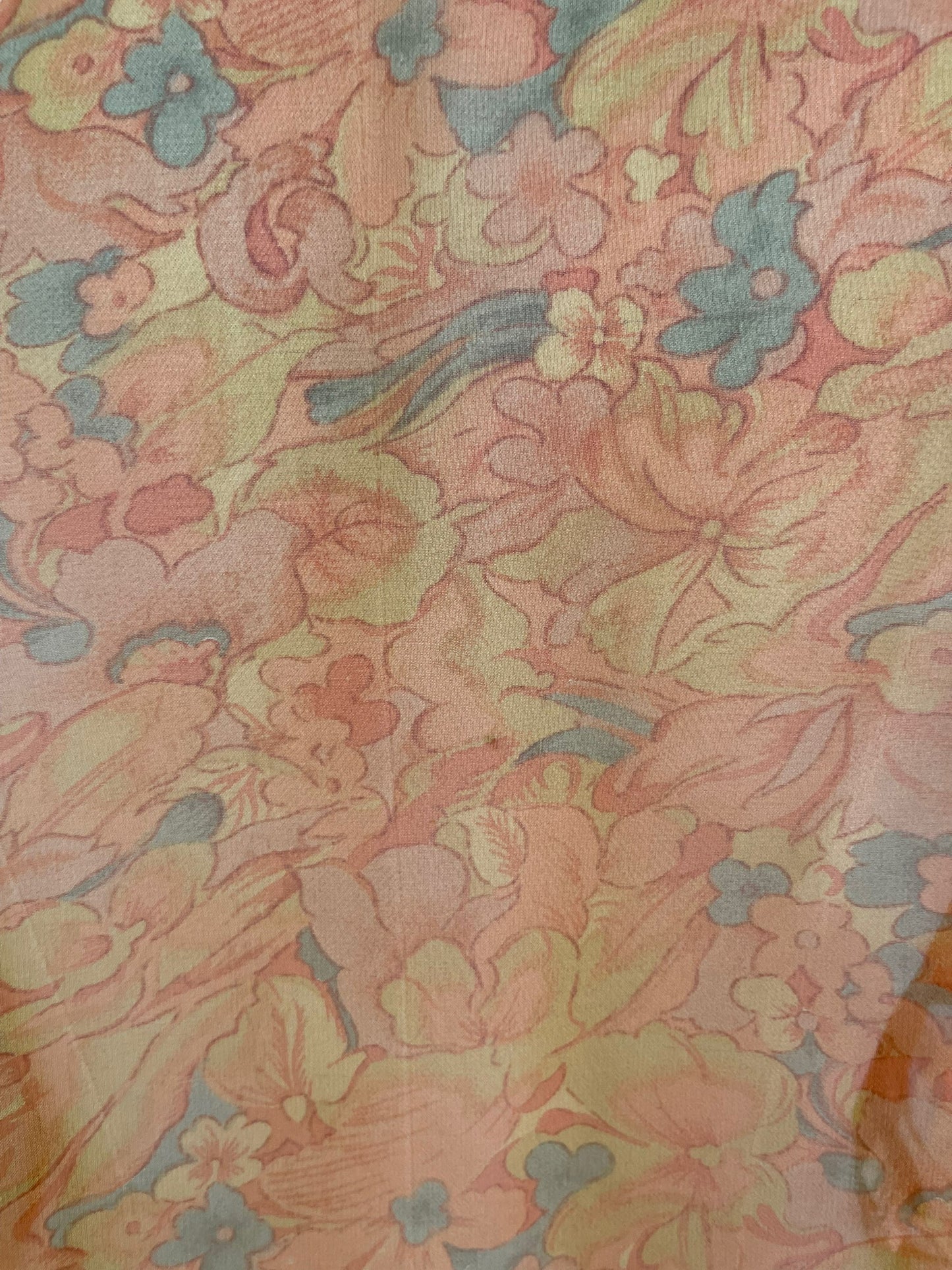 PRG6525 Sheer Avatar Pure Silk Side Slit Top