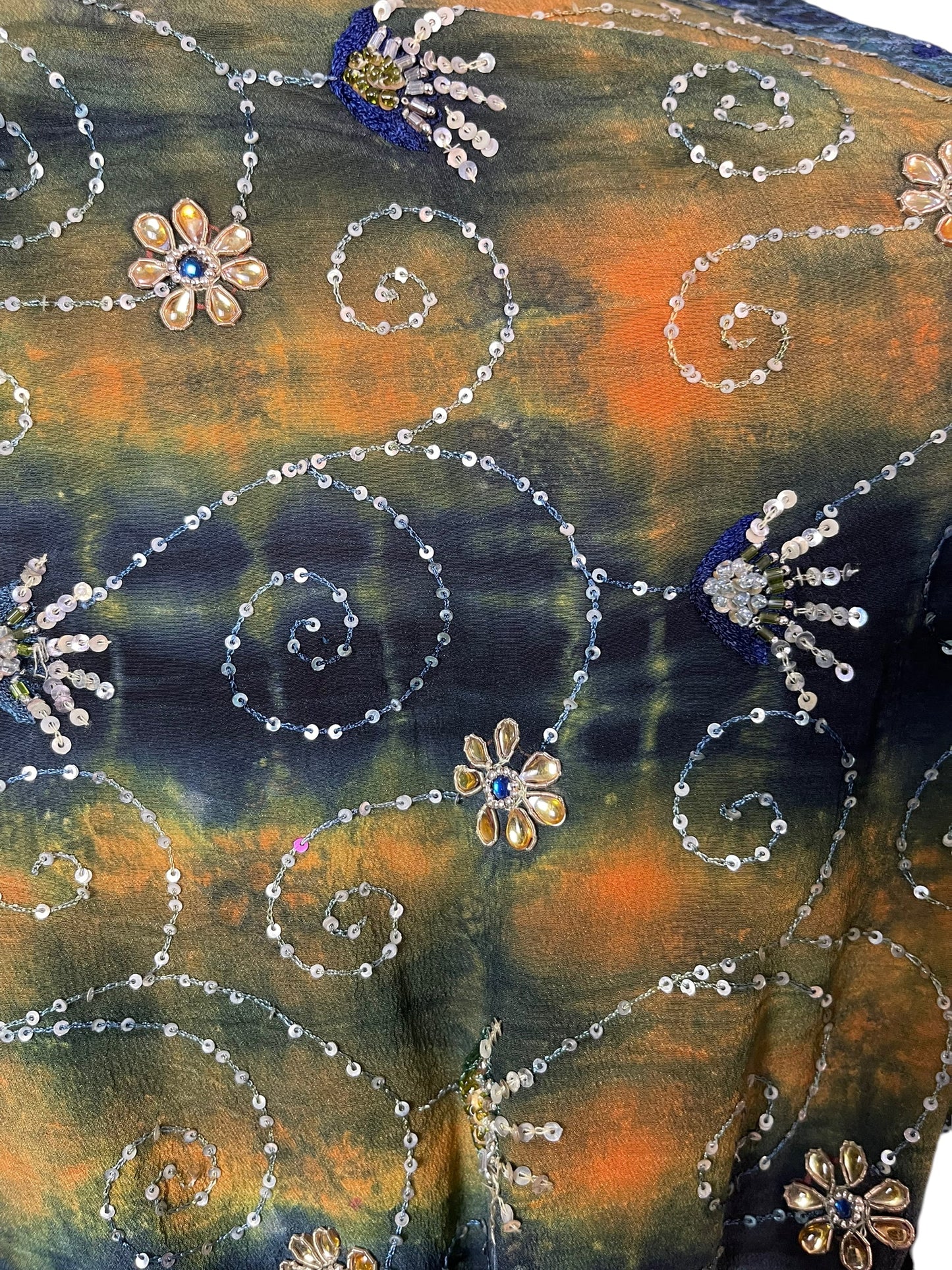 PRC6394 Avatar Pure Silk Maxi Kaftan