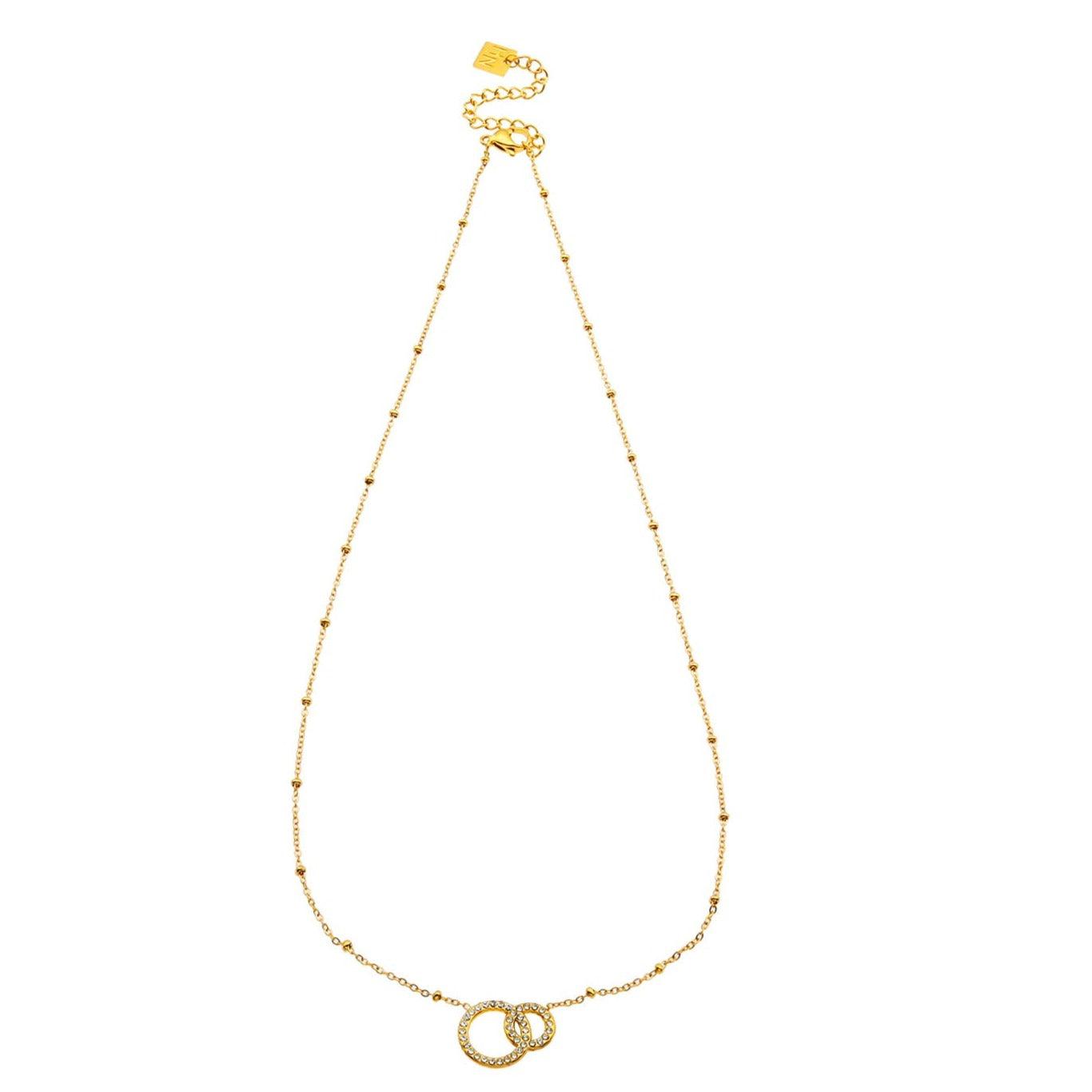 BRIAR Pavé Zirconia Gold Necklace