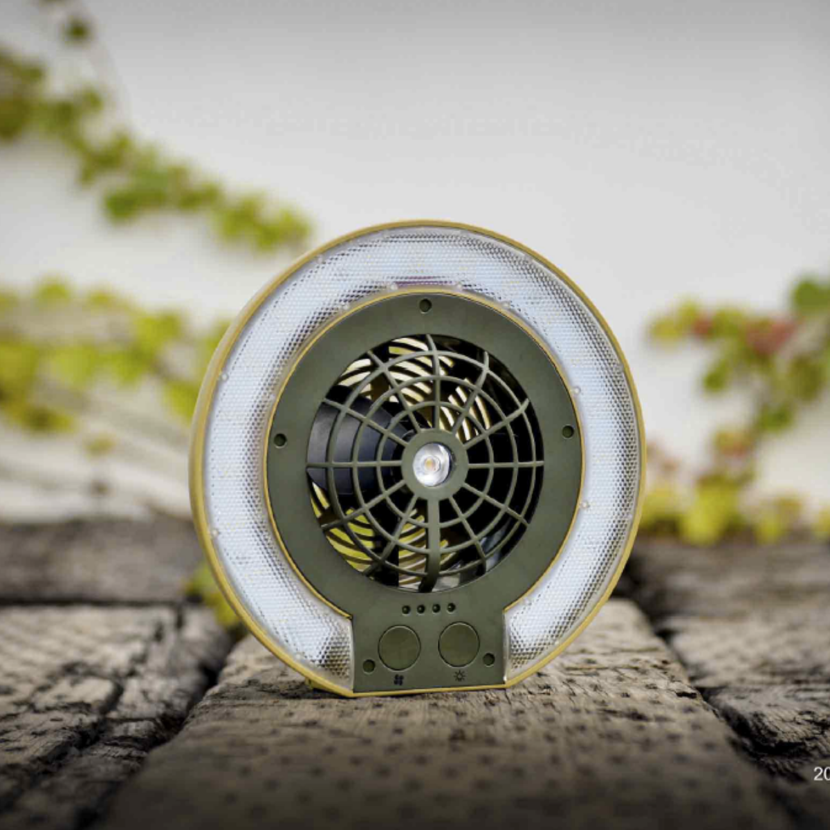 TRU De-LIGHT LiteBreeze LED Multi-Use Multipurpose Disc Fan / Light For Work / Play - Indoor / Outdoor Use