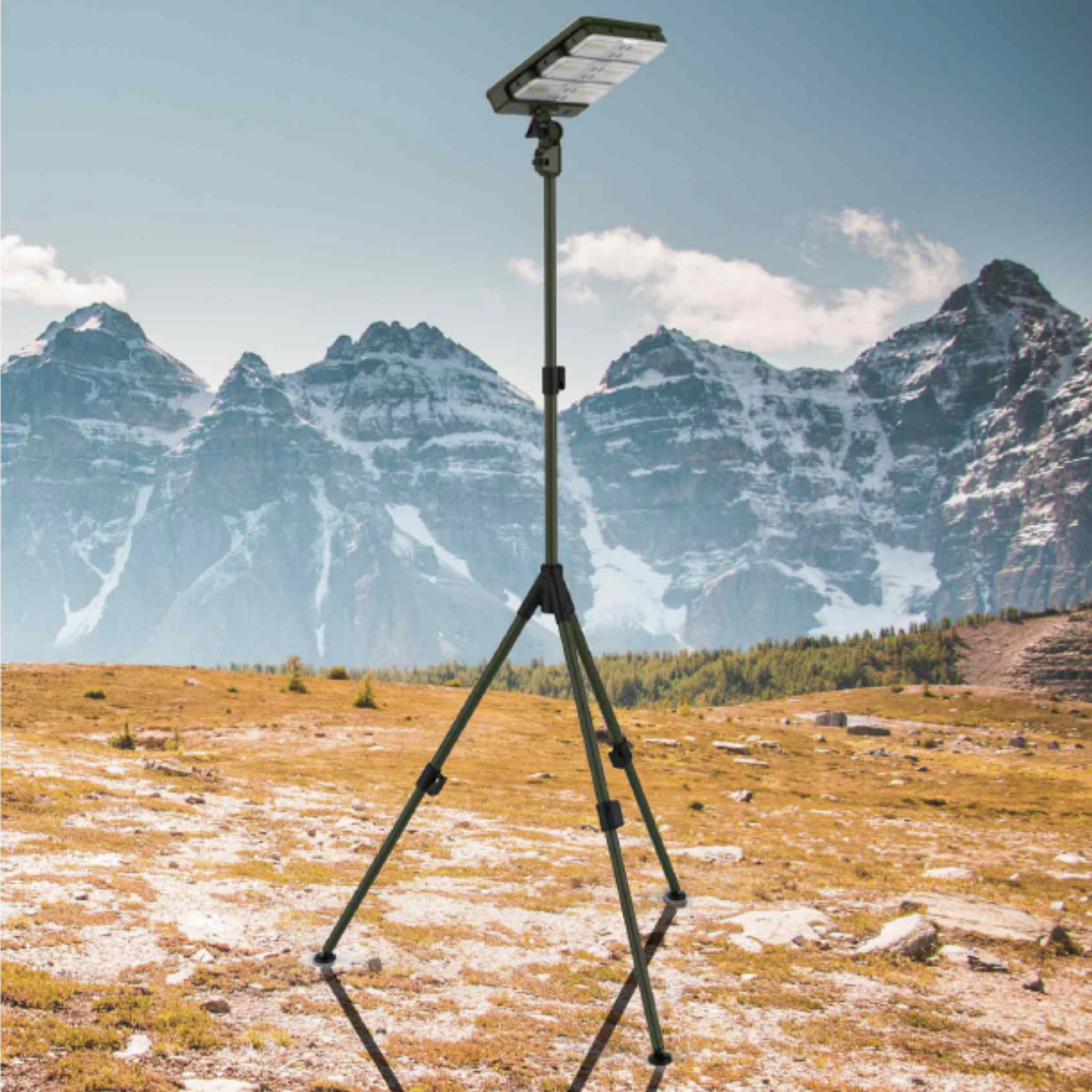 TRU De-LIGHT WORK&PLAY AT NIGHT Multi-Configuration, Solar, LED High Lumen, Flood-Light (3450 Lumen Total)