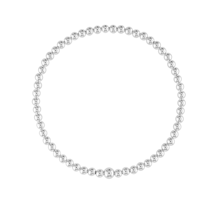 3mm Sterling Silver Layering Bracelet