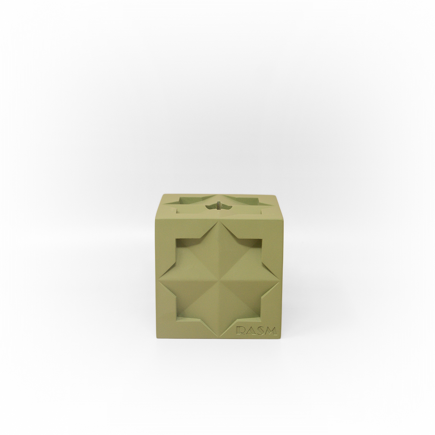Islamic Geometric Base/Candle Holder - Cube