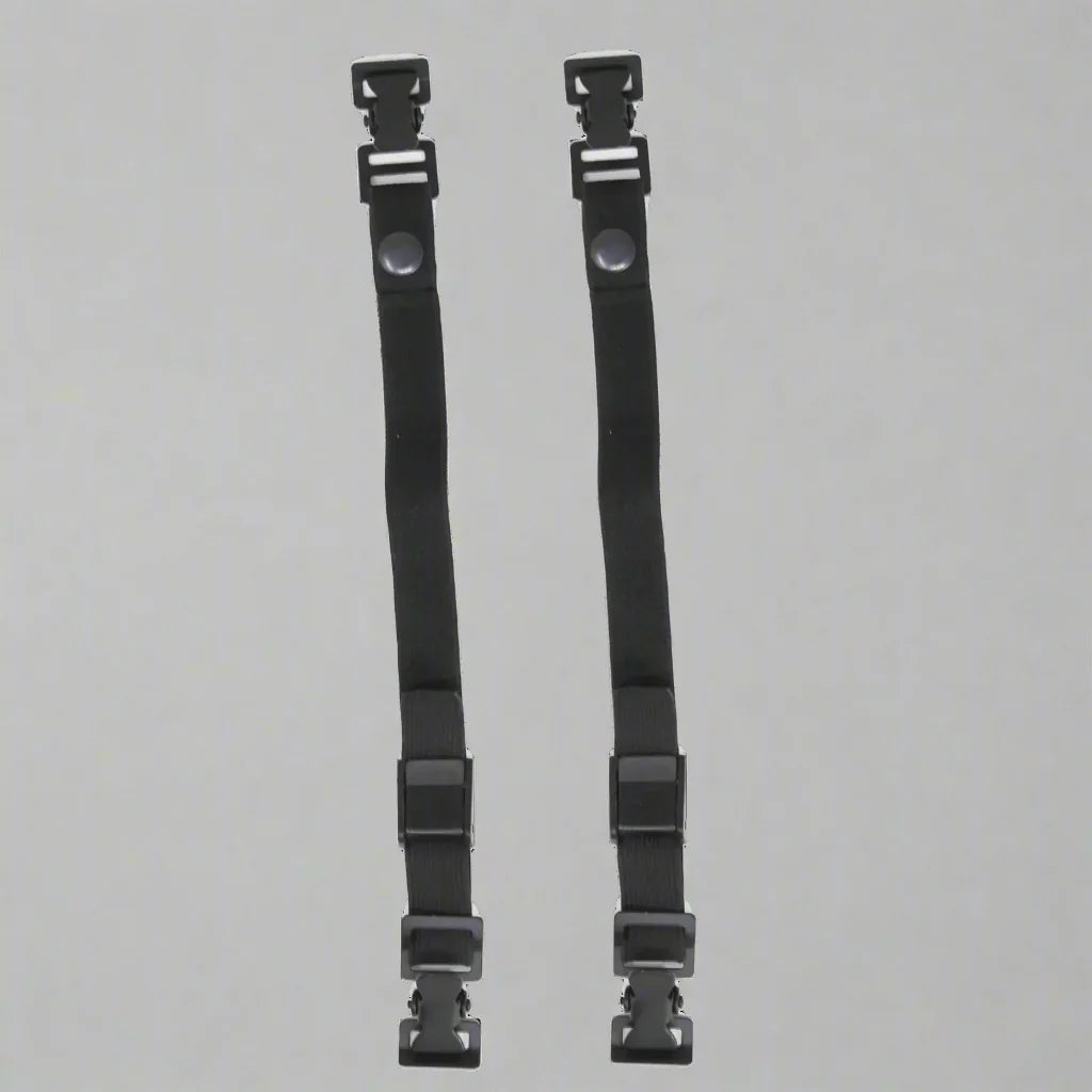 Black Snap Motorcycle Riding Pant Tie Down