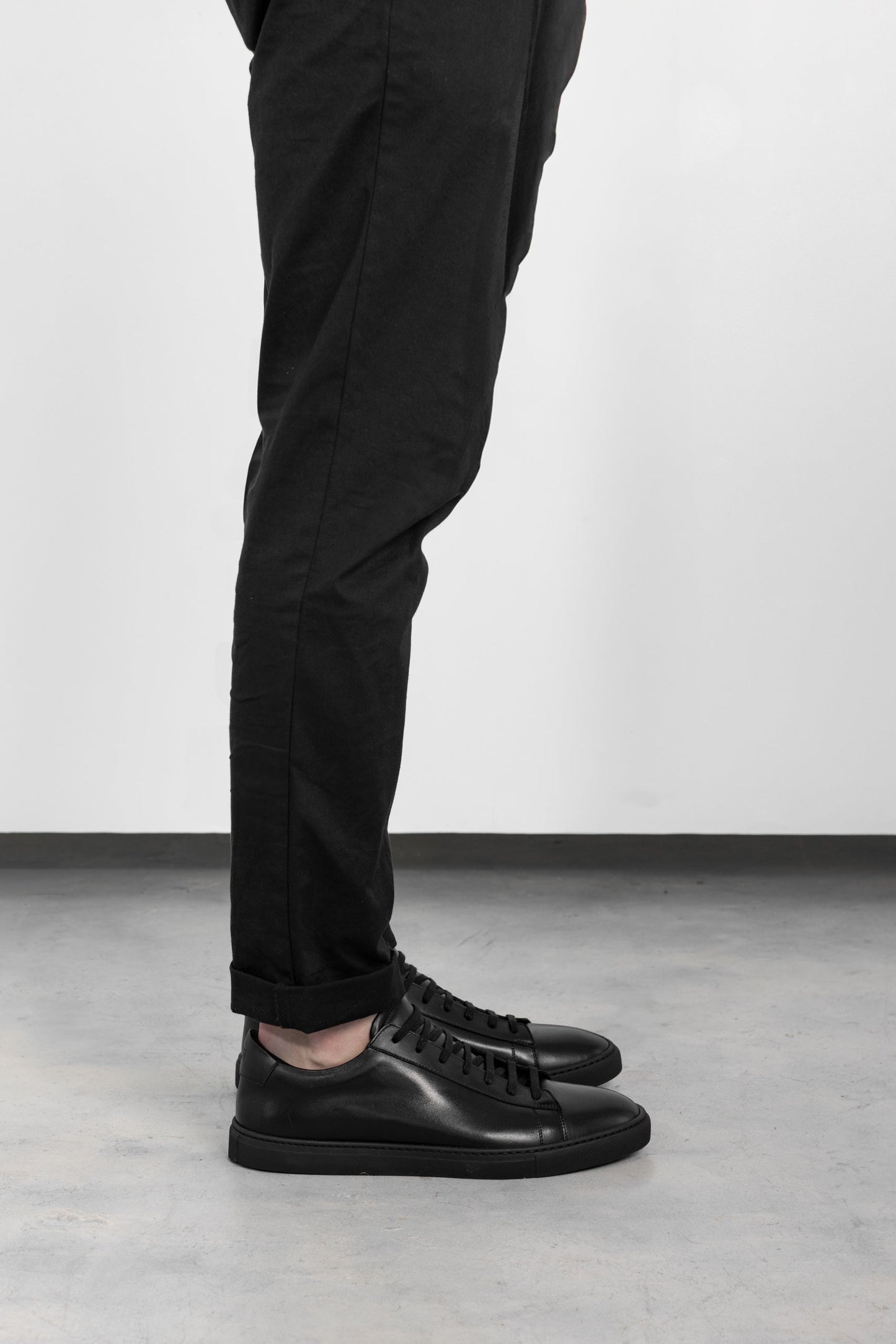 Black Calfskin Città Sneaker