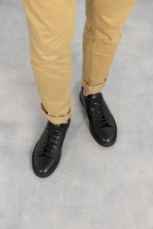 Black SoftCalf Città Sneaker