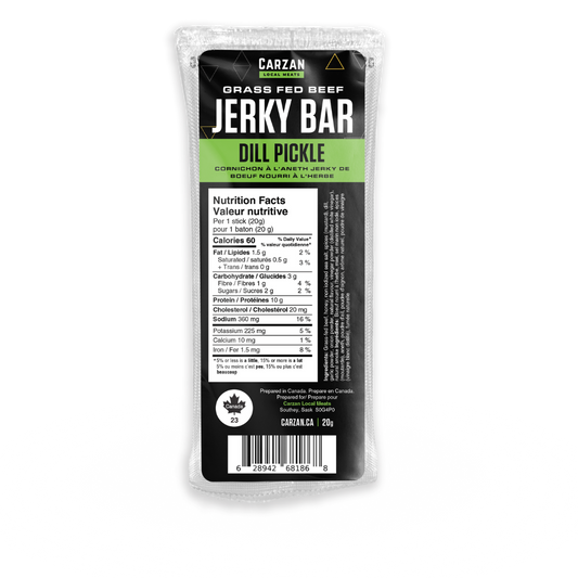 Dill Pickle Grass-Fed Beef Jerky Bars