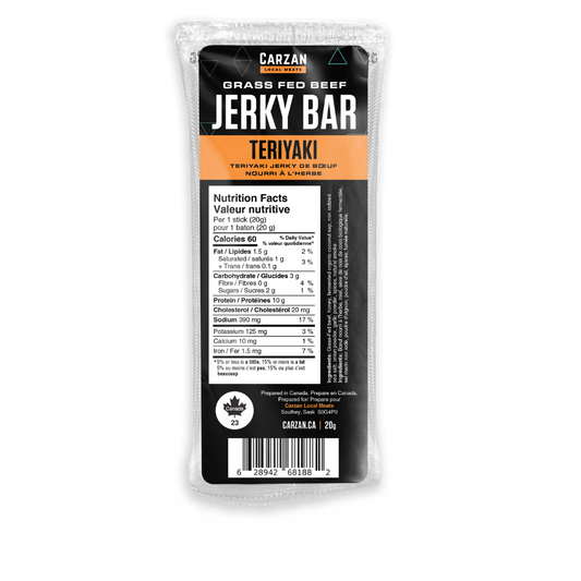 Teriyaki Grass-Fed Beef Jerky Bars