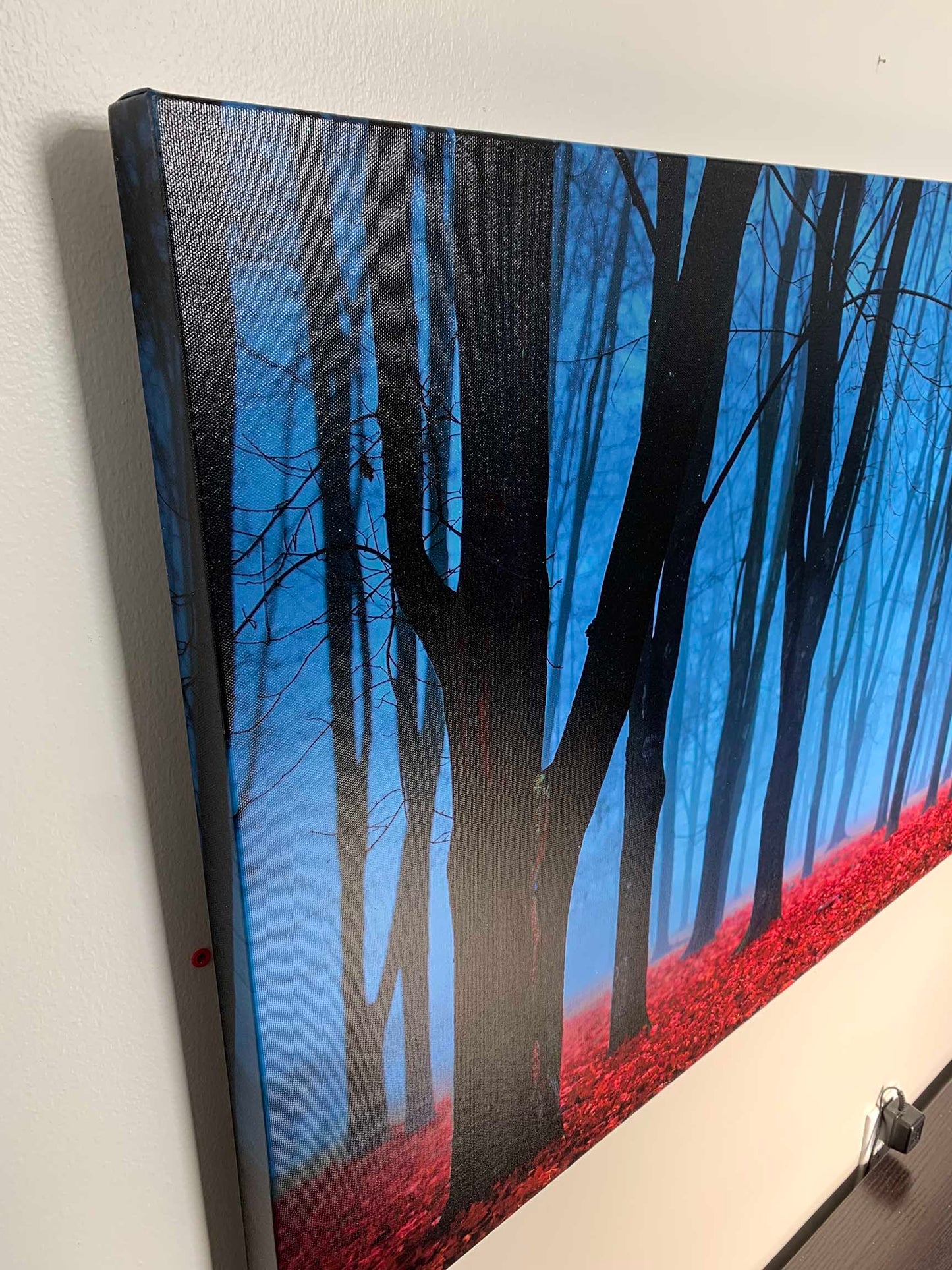 Canvas Print- Blue Mist Trees- Wall Art