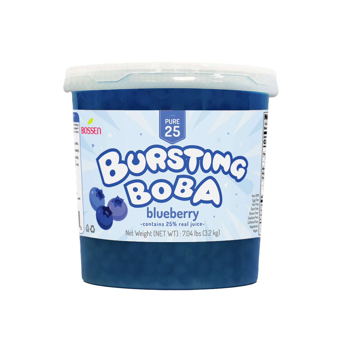 Blueberry Bursting Boba Pure25 - Popping Boba - Bossen - Canada - Ships Free Within Canada on Orders Above CAD $199