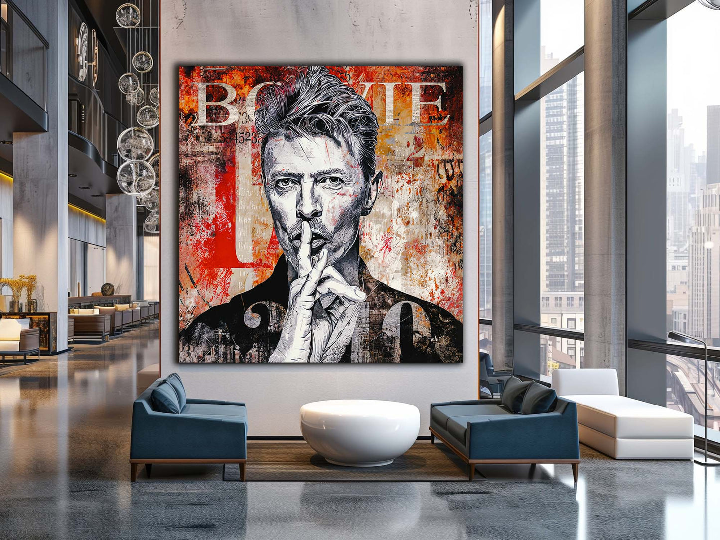 Wall Art - " Let's Dance" Bowie fans