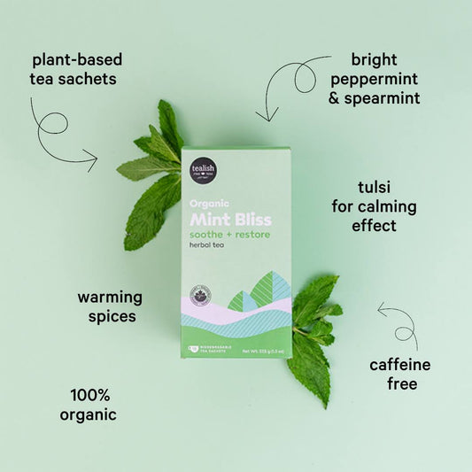 Organic Mint Bliss Sachets