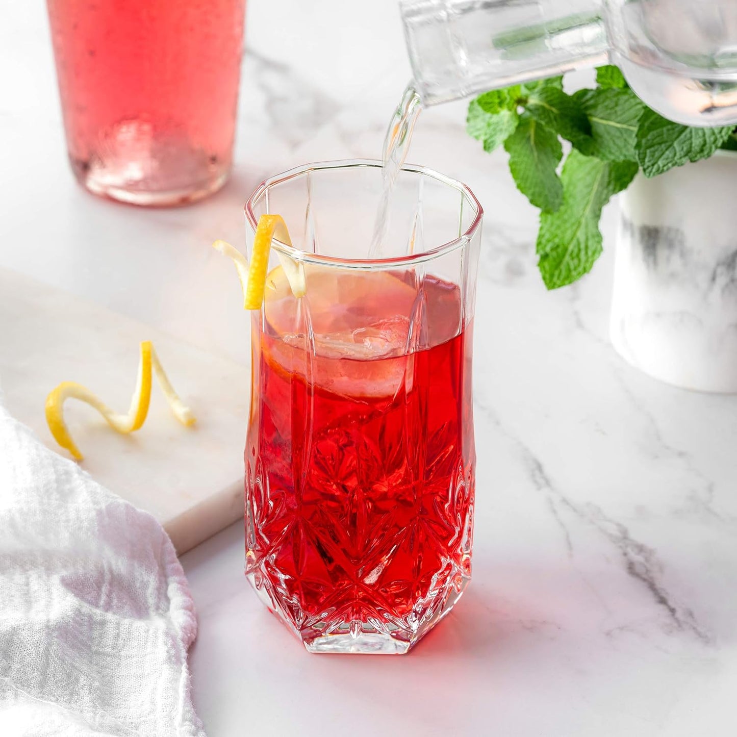 Luminarc 16 Piece Brighton Glassware Set