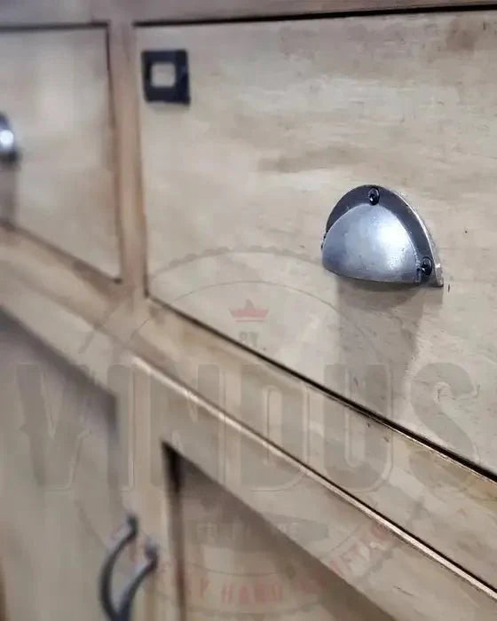 Buffet campagnard en bois de manguier fini patine naturel