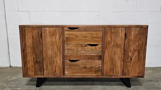 Buffet style Rétro en bois d'Acacia massif