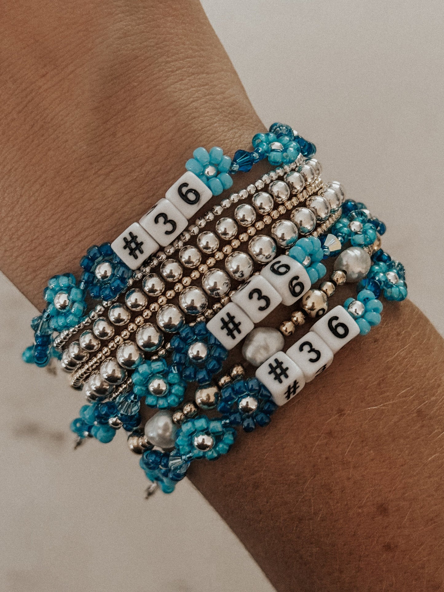 The Game Day Daisy Bracelet