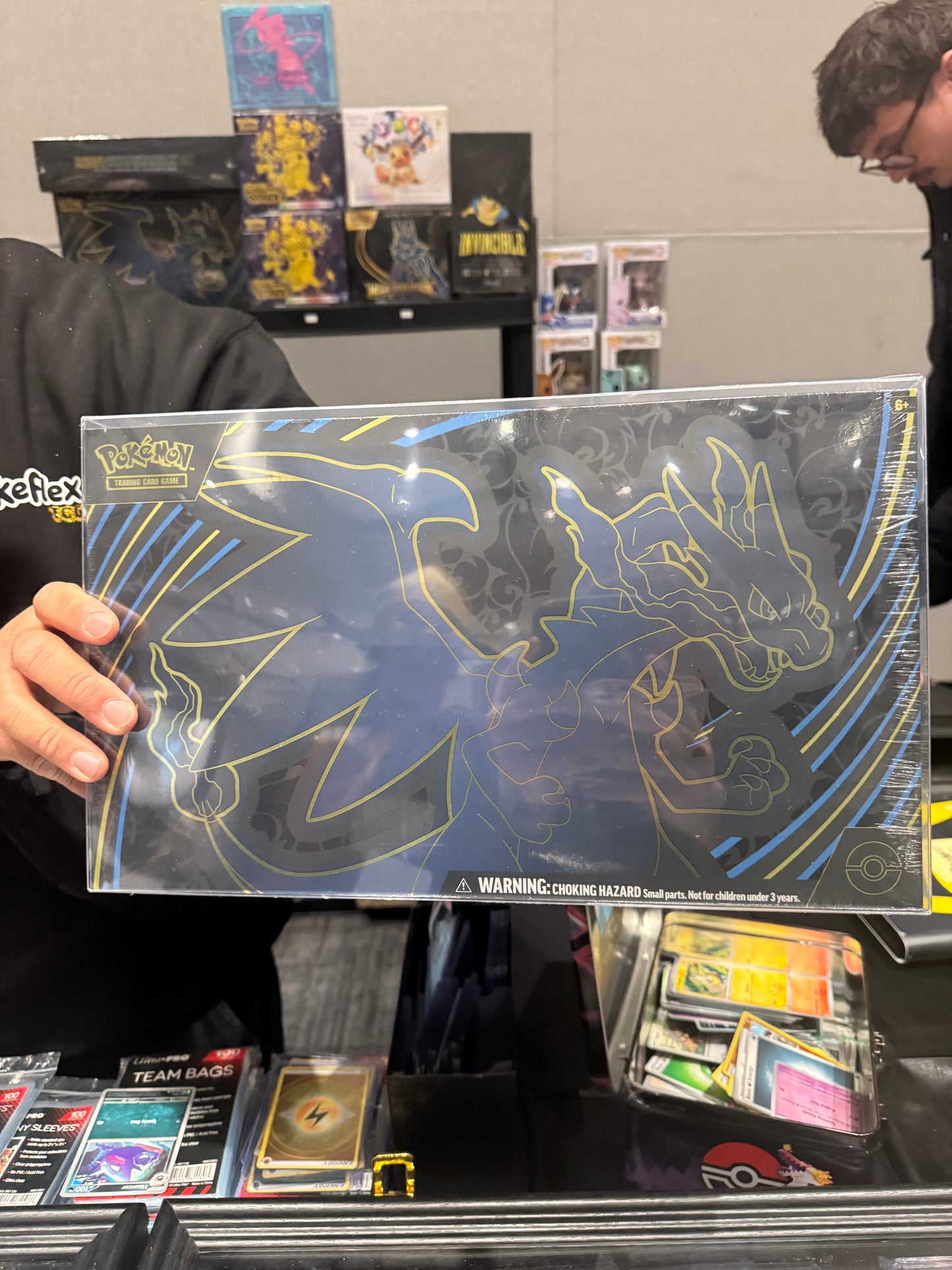 EVORETRO Protector for Pokémon 151 UPC & Mega Charizard EX Ultra-Premium Collection – Fits New Charizard Premium Playmat Box (2-Pack)