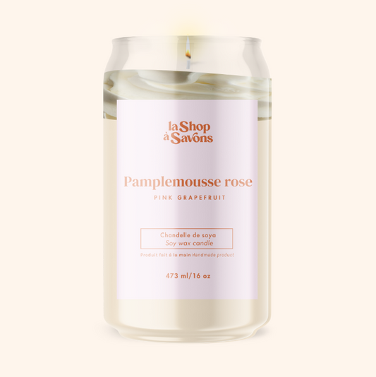 Chandelle de soya 16 oz - Pamplemousse rose