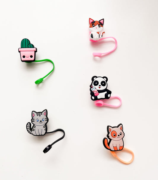 Couvercle pour paille