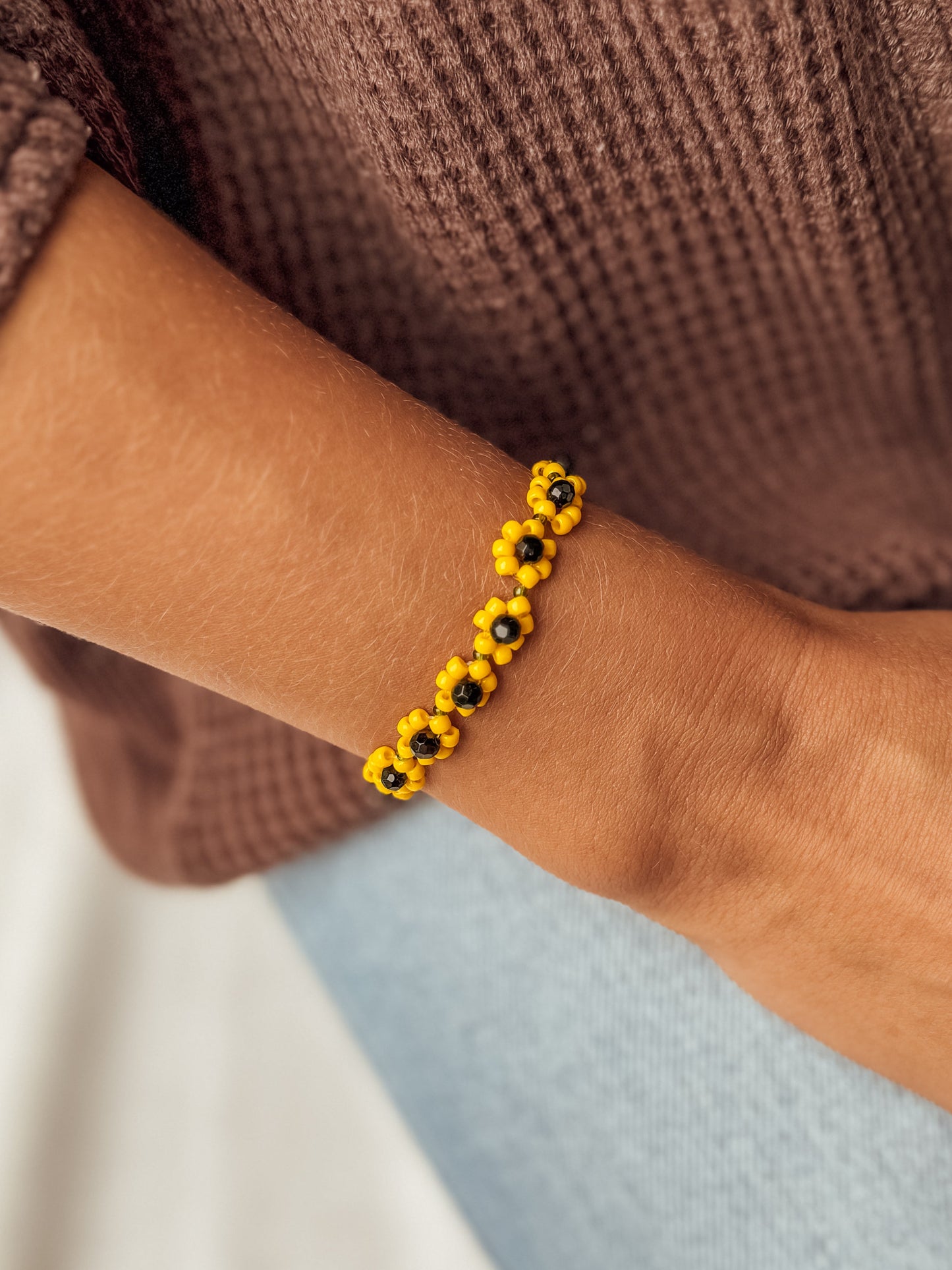 The Golden Grove Sunflower bracelets🌻