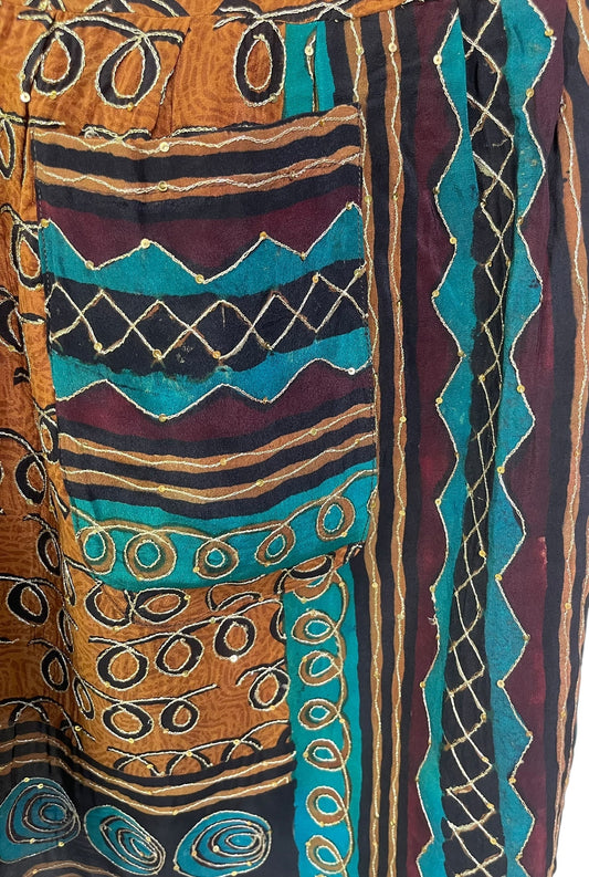 PRC6728 Avatar Pure Silk Boxy Babydoll Dress